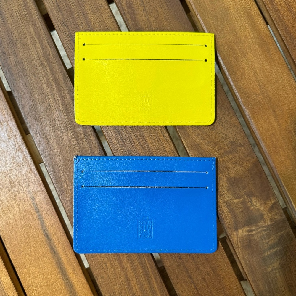 NWOT/ ORDNING & REDA / 2pk card holder /leather/ Wallets/Accessories